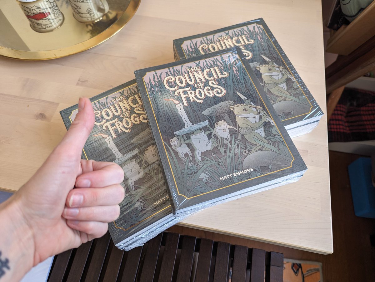 Babysitting some frogs for <a href="/secondatbest_/">Matt Emmons</a> before C2E2
