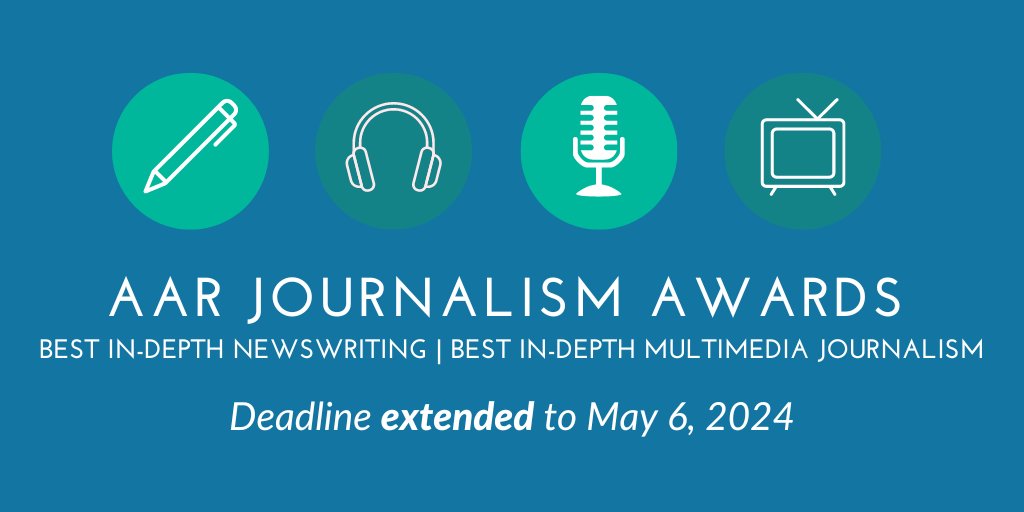 Calling all journalists! The deadline for our Journalism Awards has been EXTENDED until May 6, 2024. To get an idea of what work wins and the criteria for entering, read more on our website: ow.ly/FPp750QK7EW