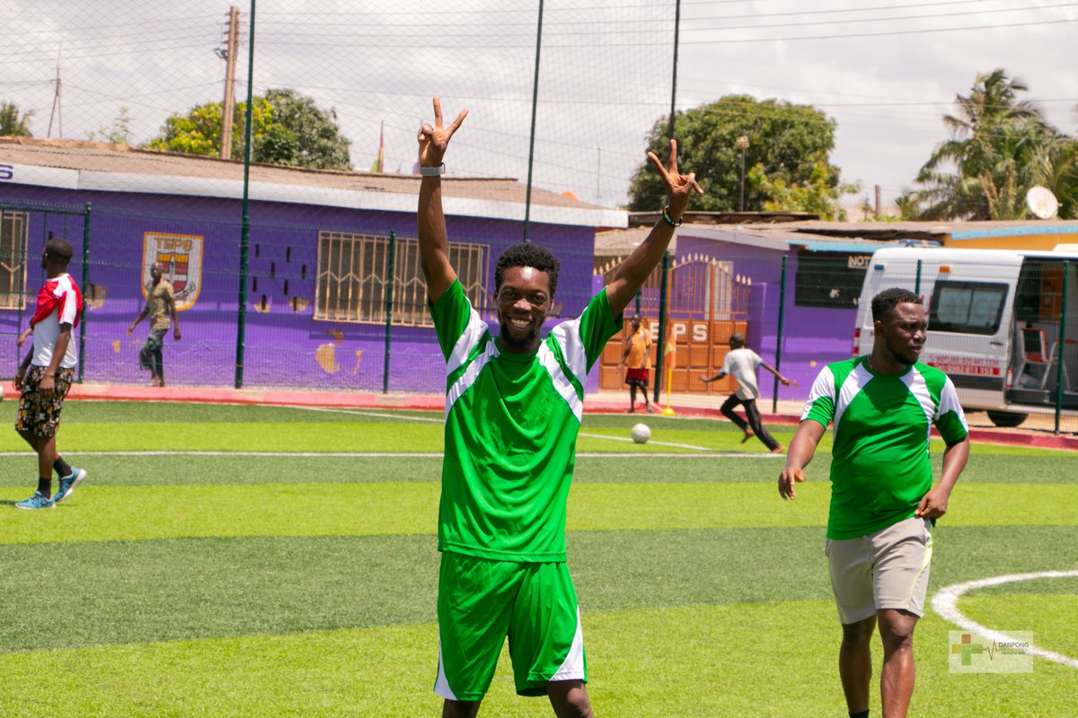 DanpongHealth_'s tweet photo. π©Ίβ½οΈ From saving lives to scoring goals, our staff does it all! Taking a moment to recharge and rejuvenate through exercise. We're proud of their dedication not just to patients, but to their personal well-being too.
#Danpongcares
#Healthyandhappy
#TeamSpirit
#ExerciseMatters https://t.co/SzfXeYm7h2