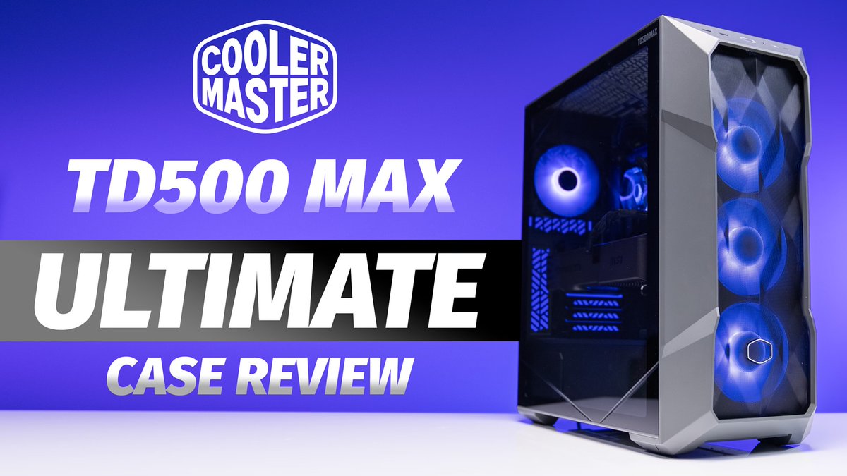 The @CoolerMaster TD500 MAX is a great concept and plays well with the other MAX cases from @CoolerMaster_NA the NCore 100 and NR200p. However, the execution may leave some scratching their heads. For details check out our full review. LIVE now - youtu.be/2i3yvJPl2dA