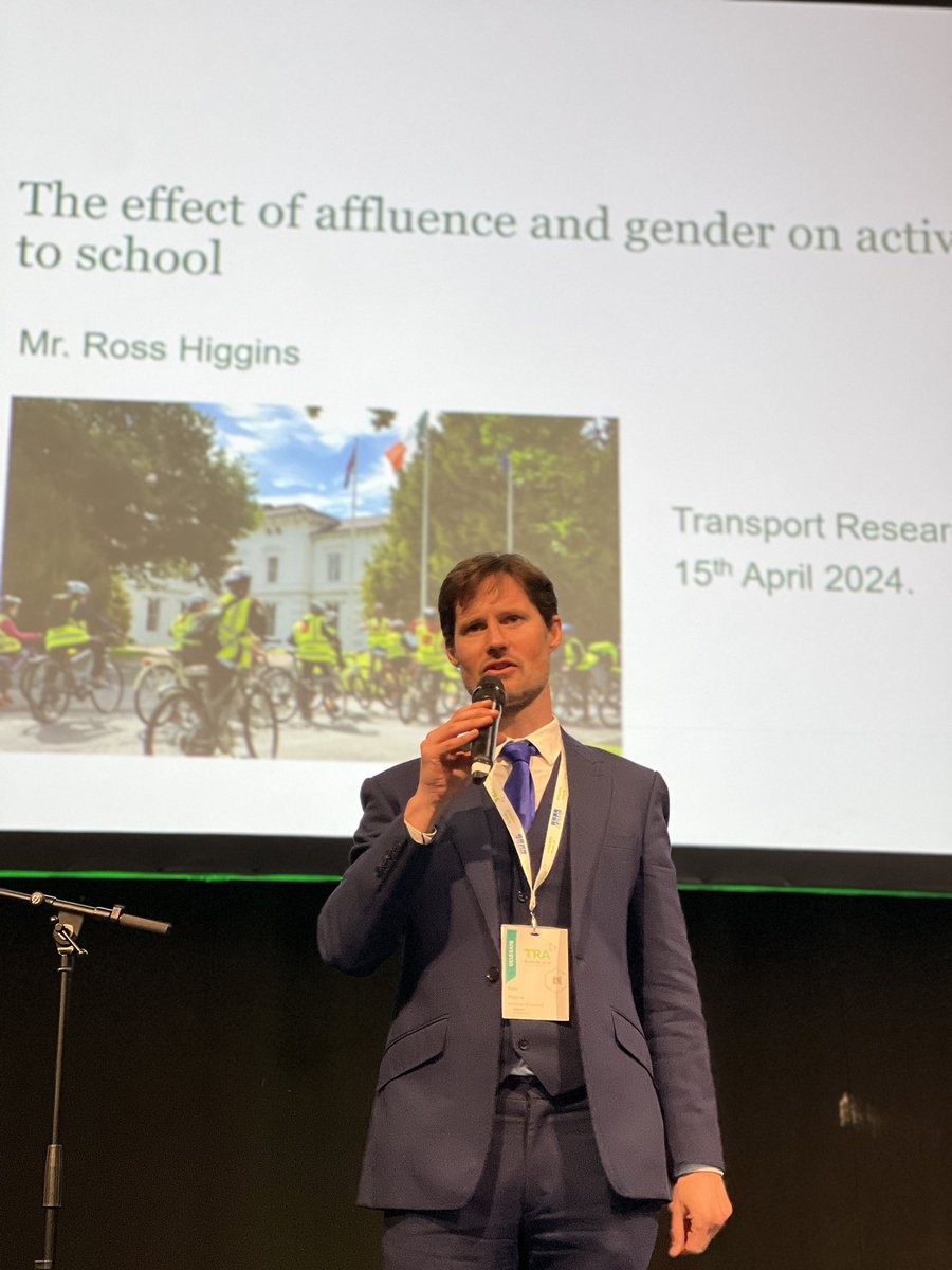 It was nice to share research with fellow interested researchers at #TRA2024 @TRA_Conference.  Key message: it’s more than infrastructure that’s needed to promote cycling. We need targeted interventions.