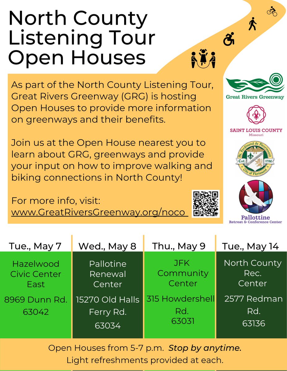 Your opportunity to gain insight on @GreatRiversSTL and their plans to improve biking and walking connections.