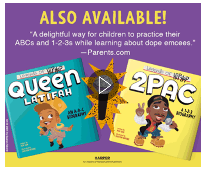 Mic check! Learn your opposites with Biggie Smalls --up next (June 18 release) in the Legends of Hip-Hop board book series by Pen Ken & @SaxtonMoore Harper Festival @HarperChildrens. #hiphop #kidlit