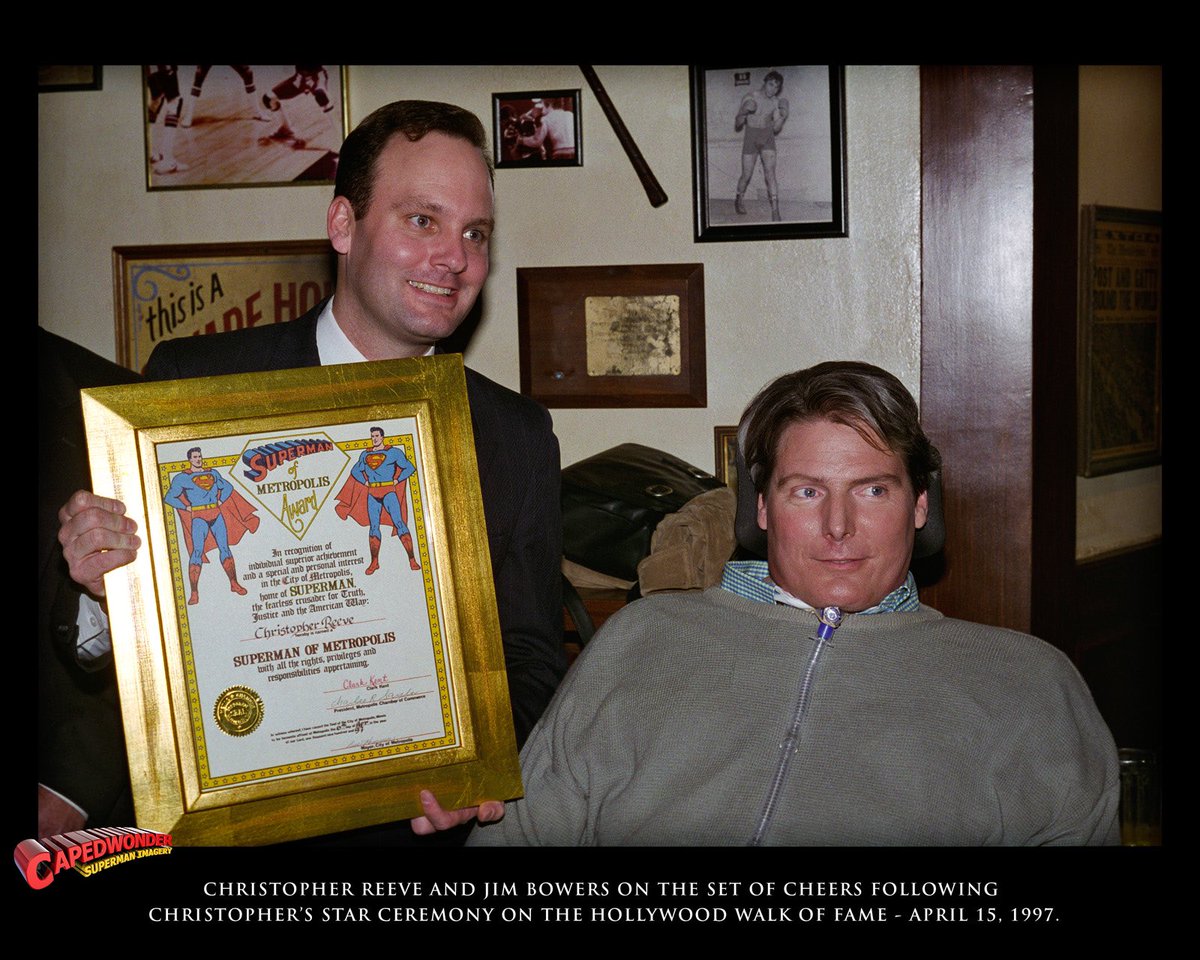 27 years ago today! Christopher Reeve got his STAR! capedwonder.com/christopher-re… #janeseymour #glennclose #hollywoodstar