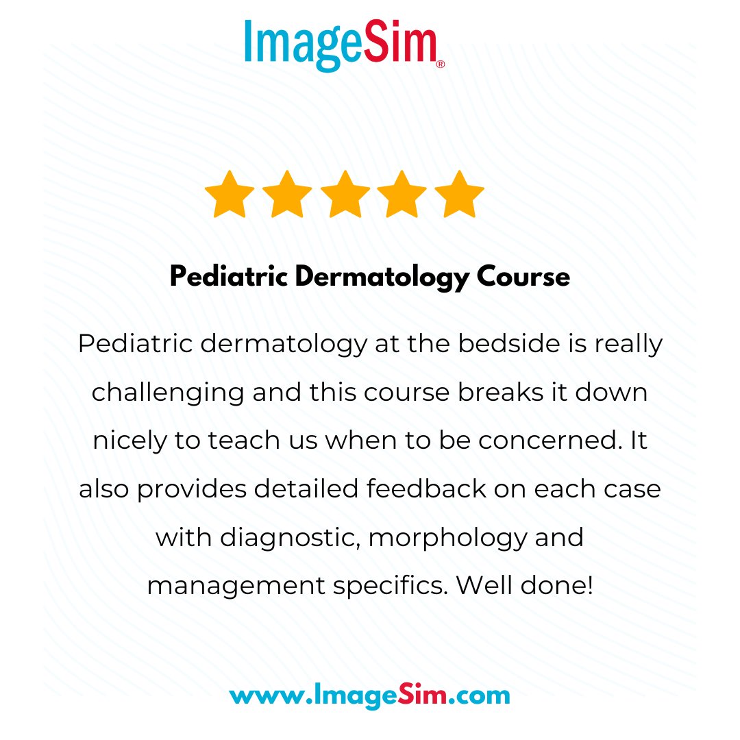 🌐ImageSim.com

Improve your diagnostic skills in medical image interpretation and join healthcare professionals worldwide in their journey to excellence.

#ImageSim #cme #medicalcourses #onlineeducation #healthcare #testimonials #diagnosticimaging #sickkids