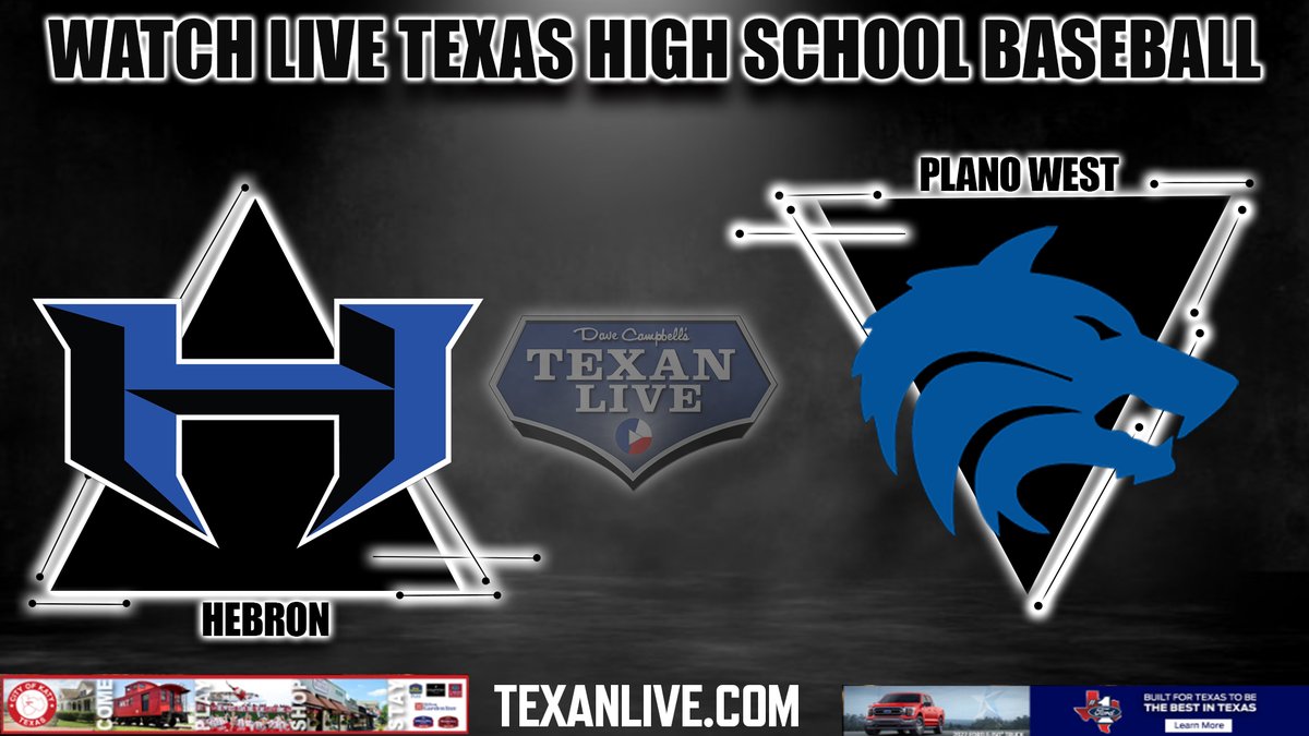 WATCH THIS BASEBALL GAME LIVE Hebron vs Plano West Tuesday 4/16/2024 Coverage Begins at 7:30pm For the Live Link Click Here: bit.ly/3Q2OzYq