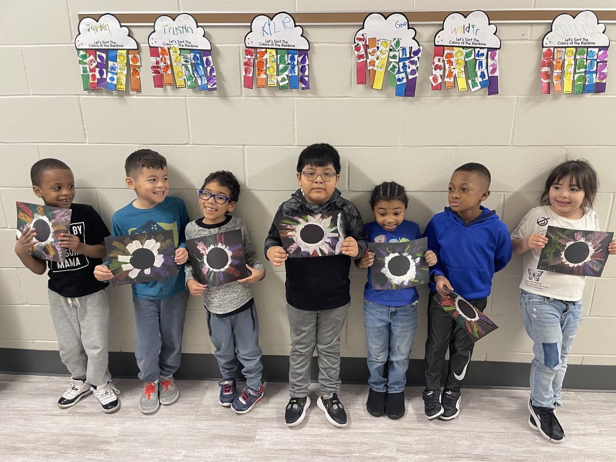 Students at the Bay Shore Pre-Kindergarten Center learned about solar eclipses. #ItsAShoreThing