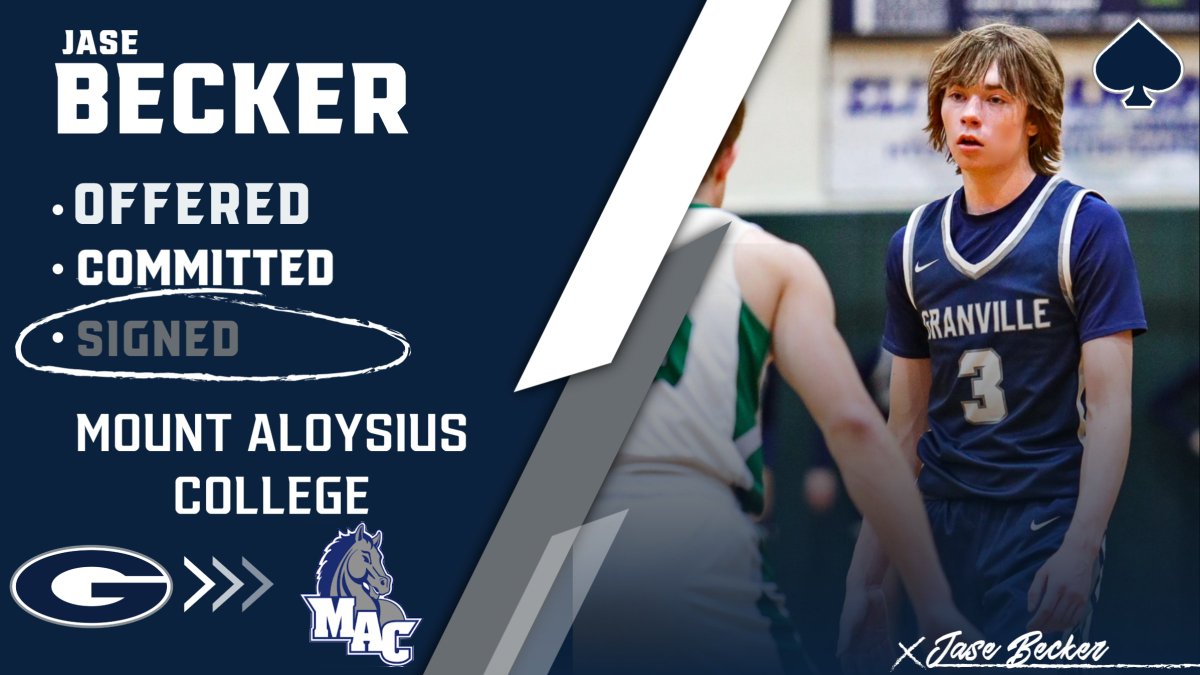 National Signing Day | 🖋️
Tuesday April 16, 2024 3PM | GHS Gymnasium

Basketball  | 🏀
Jase Becker - Mount Aloysius College
#BlueAces