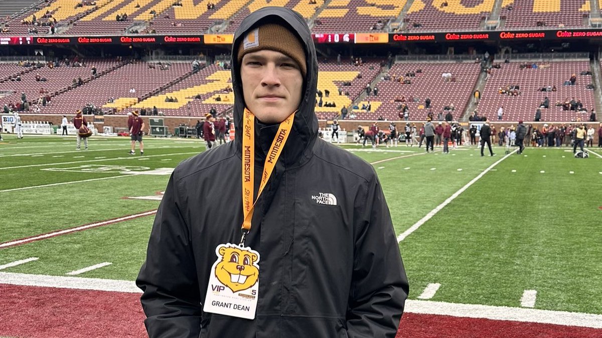 2025 Neenah (Wis.) athlete @_TheGrantDean was back at Minnesota this past weekend, and he'll visit Wisconsin this week as well. He details his #Gophers trip, and hopes to earn an offer soon. 'A potential Minnesota offer would mean a ton.' 247sports.com/college/minnes…