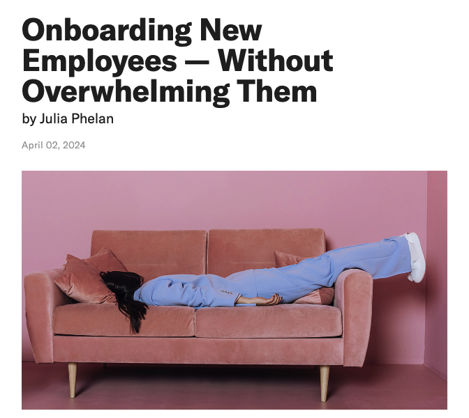 Onboarding New Employees — Without Overwhelming Them ow.ly/iZEV50Ra99k #Onboarding #Culture #EmployeeExperience #Recruiting