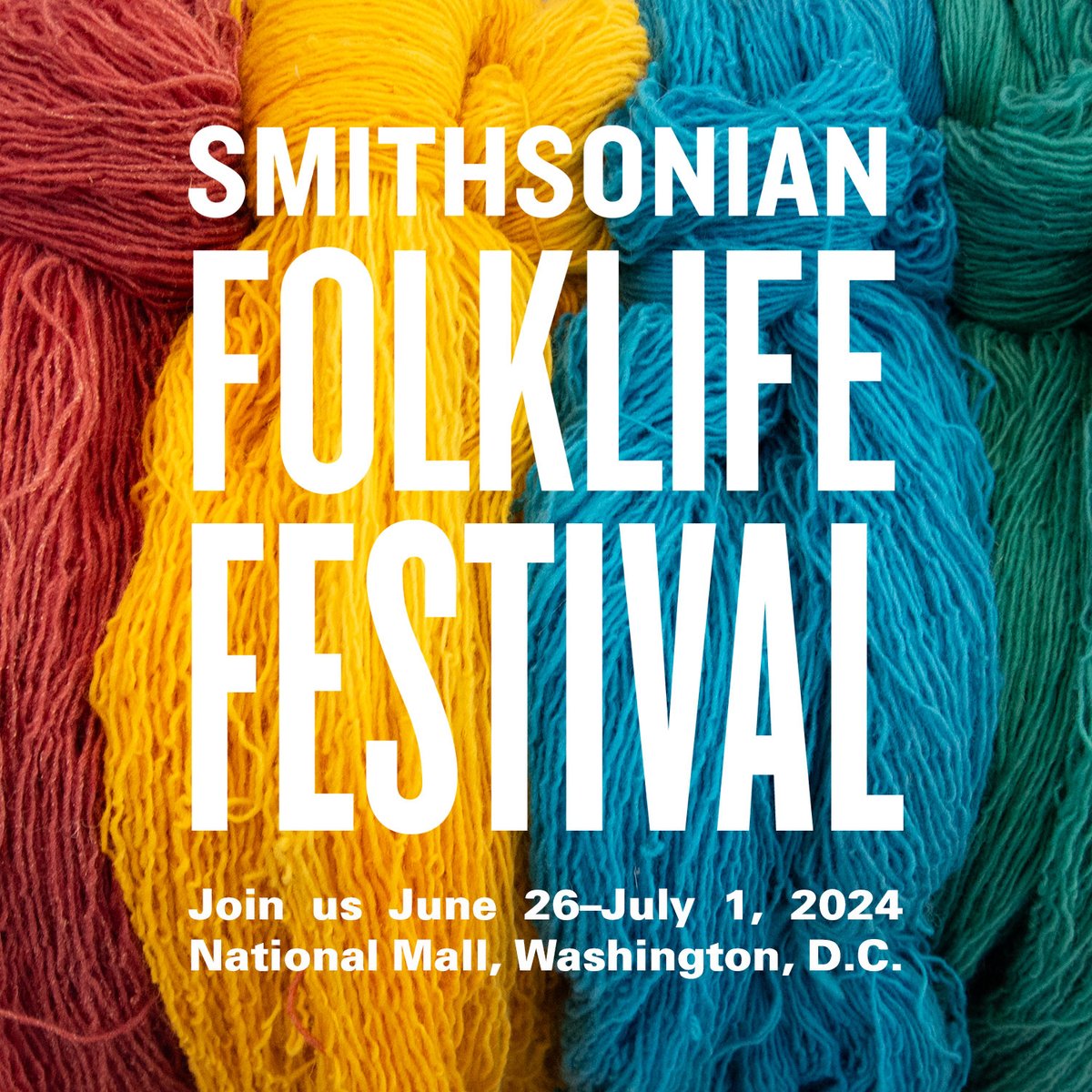 ARENET_org's tweet photo. Get ready for the 2024 @SmithsonianFolk Festival, taking place on the National Mall from June 26-July 1!

This year's theme is "Indigenous Voices of the Americas!"

#NoHayLenguaSinPueblo
#SmithsonianFolklife #ARENET
#AmericasResearchNetwork https://t.co/kp9G3vXQtI
