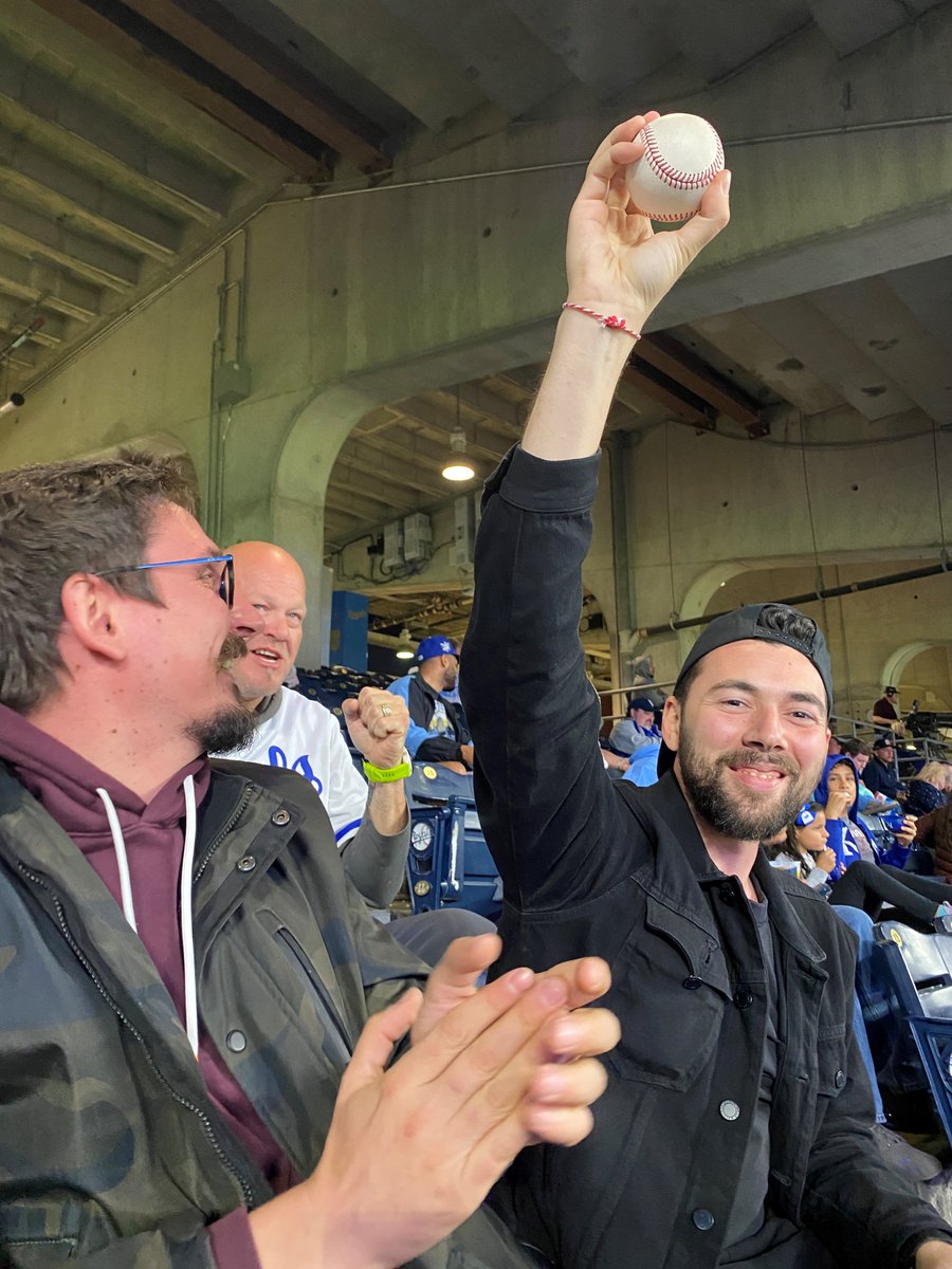 The chance of catching a ⚾ at a baseball game is slim, but what are the odds of catching two? During a cultural excursion to a Kansas City Royals game, #IVLP participant Angelo Haruni from Albania 🇦🇱 caught two baseballs by hand. What an amazing experience - and at his first