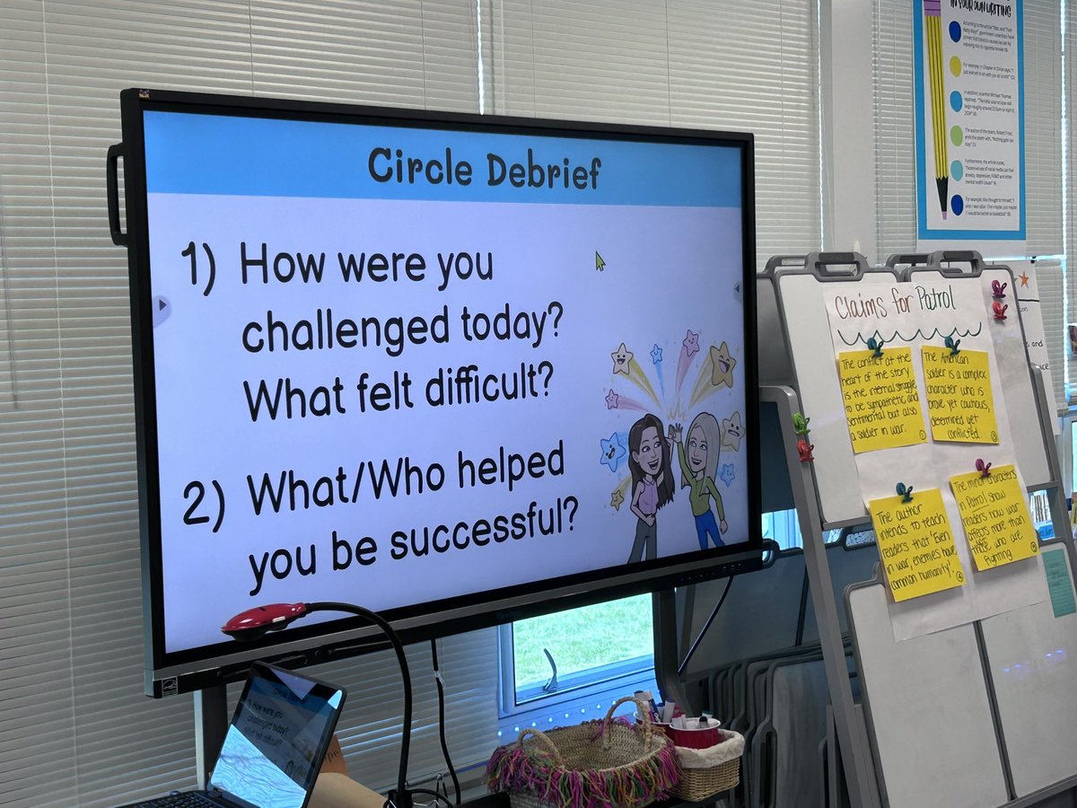 Save time for the Circle Debrief! Given the opportunity, Ss will tell you what they *really* think! @MrsBartoneESMS @MsHuddEastShore @MrsCEastShore @MsBHumanities #ESMS #HQI_ESMS