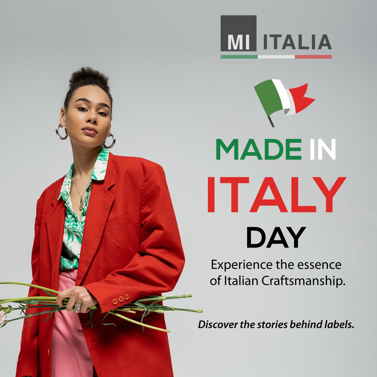 Happy National Made in Italy Day! 🇮🇹 Celebrating the rich heritage of Italian craftsmanship and style. Let's support and cherish the creativity and quality behind every Italian-made product. 
Buona giornata del 'Made in Italy'! 
.
.
.
#MadeInItalyDay #ItalianCraftsmanship