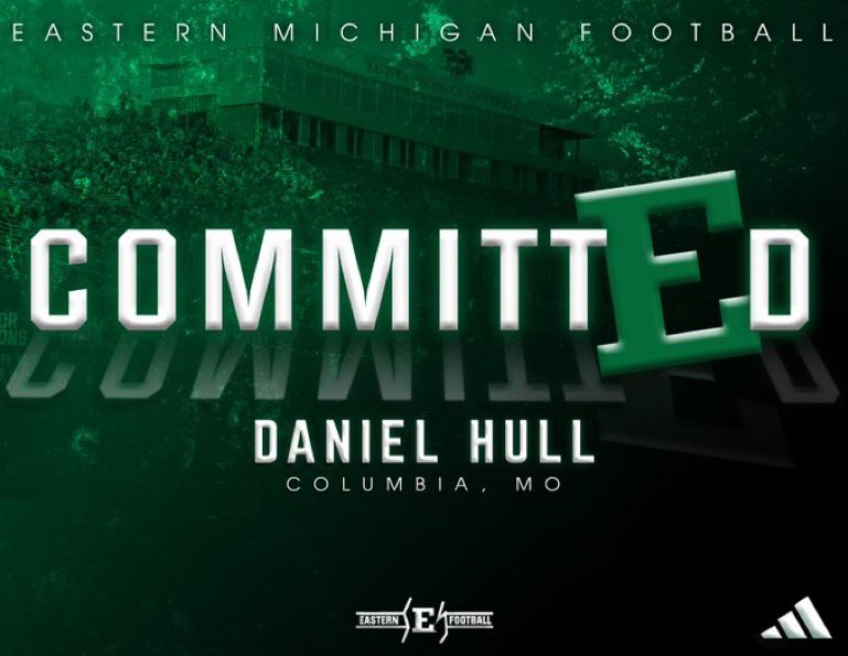 Extremely Excited to commit and play for <a href="/EMUFB/">Eastern Michigan Football</a>! Thank you <a href="/GMckinniss/">Grant Mckinniss</a> <a href="/CoachTee34/">Kasey Teegardin</a> <a href="/Coach_Creighton/">Chris Creighton</a> for the awesome visit!
<a href="/KohlsKicking/">Kohl's Kicking Camps</a> <a href="/RBBruinsFB/">RB Bruins Football</a> <a href="/Coach_Perkins/">Matt Perkins</a> <a href="/PaulScardina/">Paul Scardina</a>