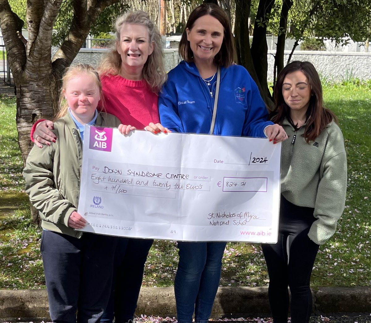 Thank you to Ella McAllister and all her friends in 6th class from Saint Nicholas of Myra National School for their odd socks fundraiser. They raised a phenomenal €824.71. We really appreciate it