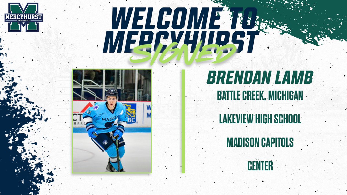 Signed✍️ Brendan Lamb is coming to Erie from the Madison Capitols of the USHL! Welcome to Mercyhurst!☘️ #HurstAthletics