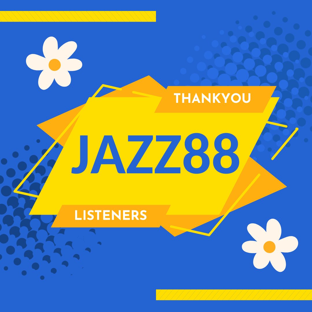 A huge THANK YOU to listeners for a successful Spring Drive. Your donations keep this station thriving! We take donations year round, feel free to donate at jazz88.fm whenever you want. #jazz #jazz88fm #ThankYou