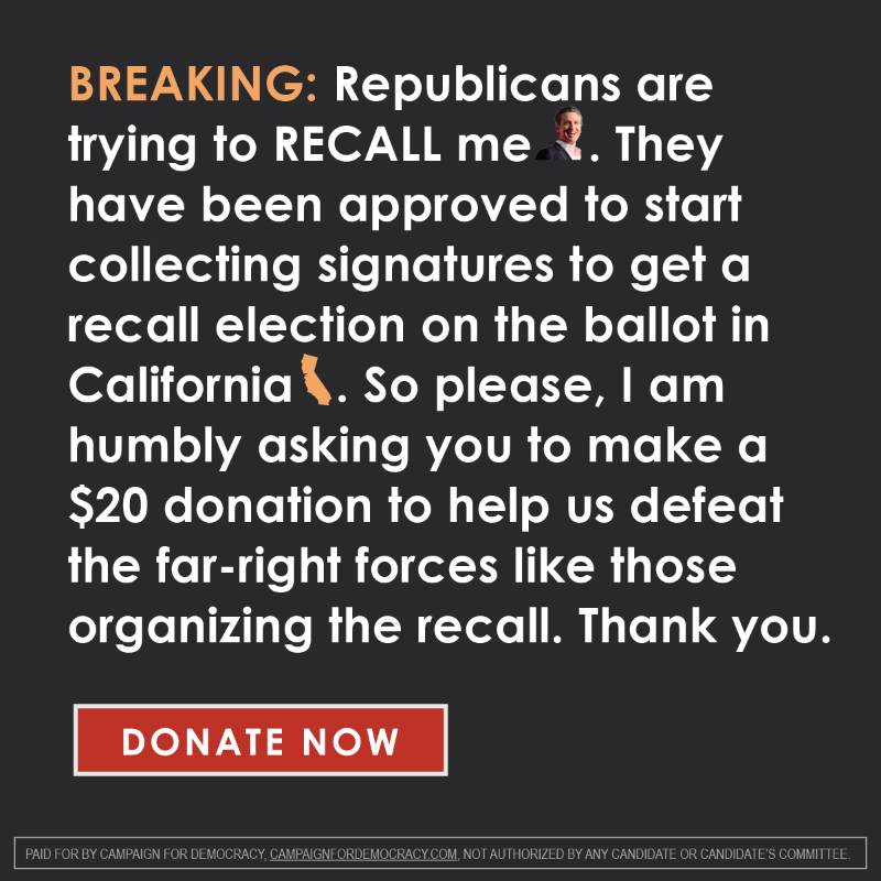 GavinNewsom's tweet photo. Please read this: