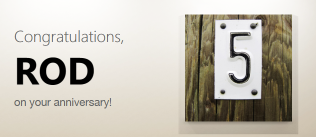 rodtrent's tweet image. 5 years old today. @Microsoft #MicrosoftLife