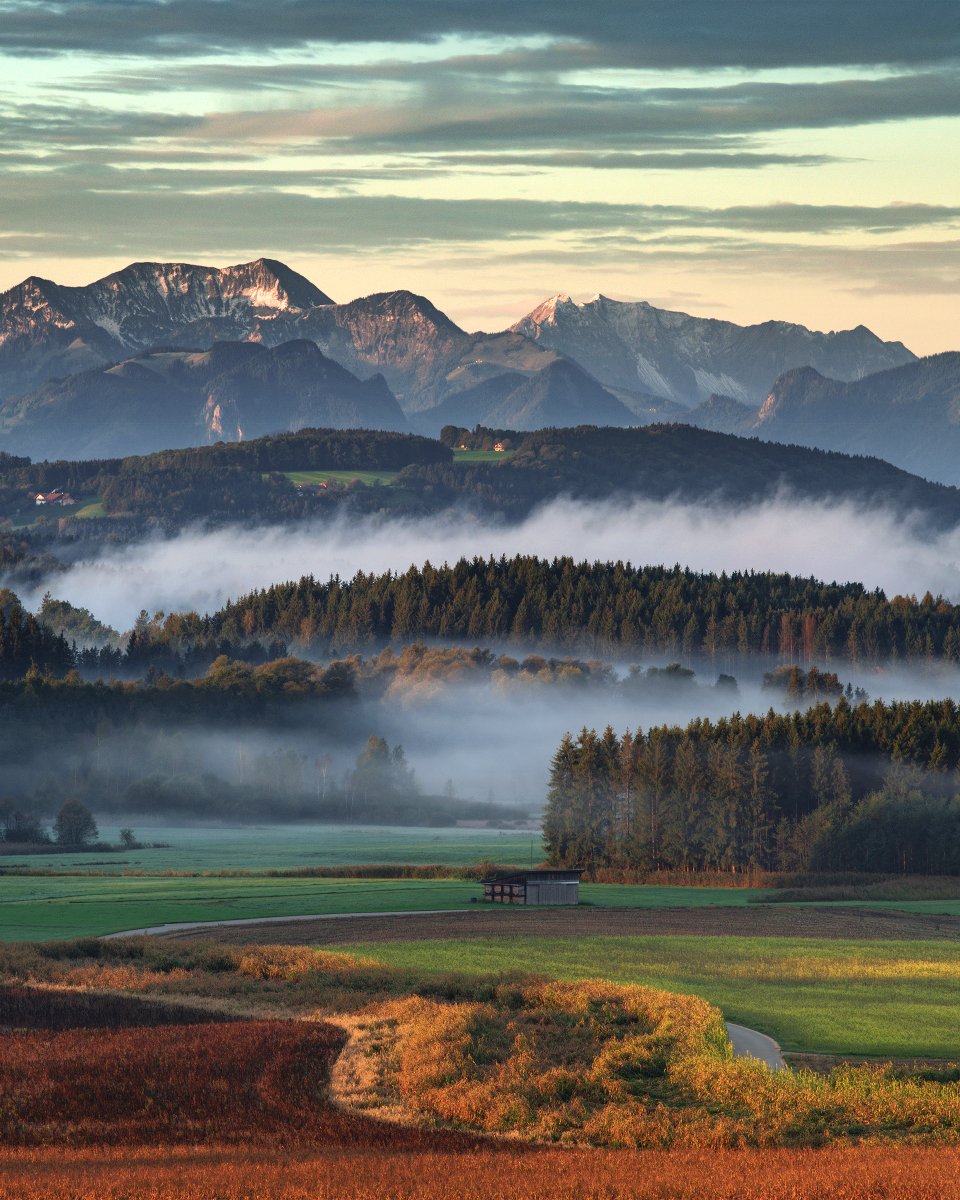 A layered World Bavarian Alps, Germany #landscapephotography #alps #bayern