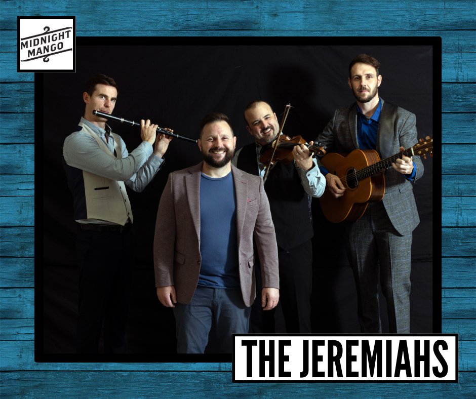 🎉 New Signing: The Jeremiahs! The Jeremiahs is an Irish folk band that comprises four musicians who have come together with the common goal of writing, composing and performing folk songs and music. For UK and IE: nick@midnightmango.co.uk