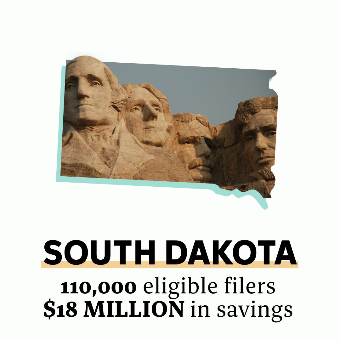 SOUTH DAKOTA → Share the good news, see if you qualify, and start filing now: betterirs.us