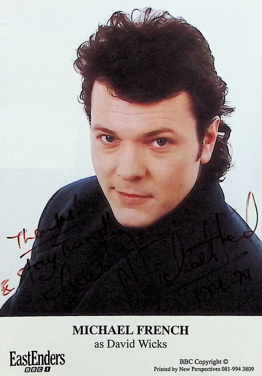 TvDidYouSee's tweet photo. Some more EastEnders signed cast cards from back in the early nineties - Michael French, Shobu Kapoor, Todd Carty and Pam St. Clement
#EastEnders #castcards https://t.co/lAk2GB9DfR