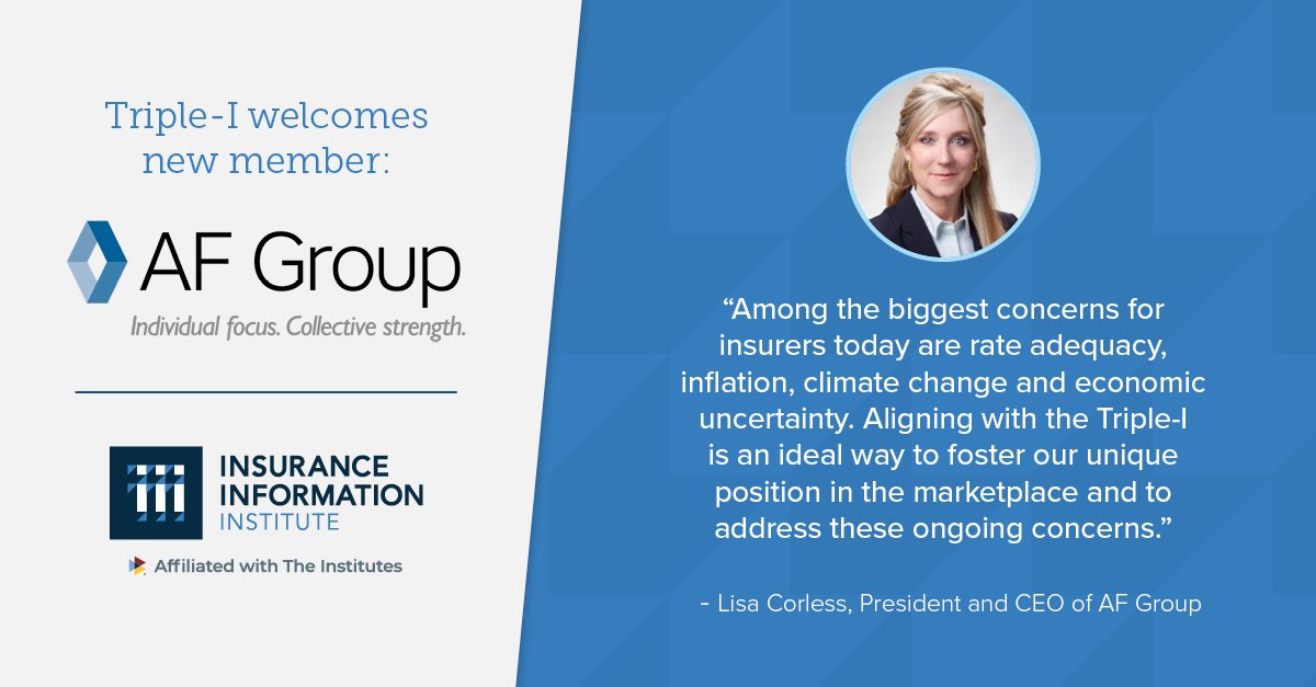 iiiorg's tweet image. .@iiiorg welcomes @AFGroupIns as its most recent member. bit.ly/3Q4kIP1 #insurancenews
