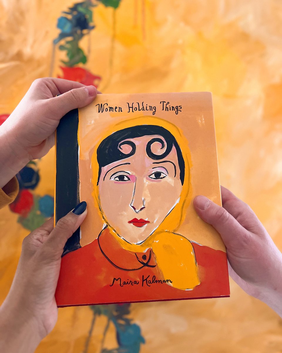 This #WorldArtDay, explore Women Holding Things from critically acclaimed artist, designer, and author, Maira Kalman. This collection of words and paintings is a moving meditation on the complexity of women's lives, revealed in the things they hold. bit.ly/3Ujt1rR