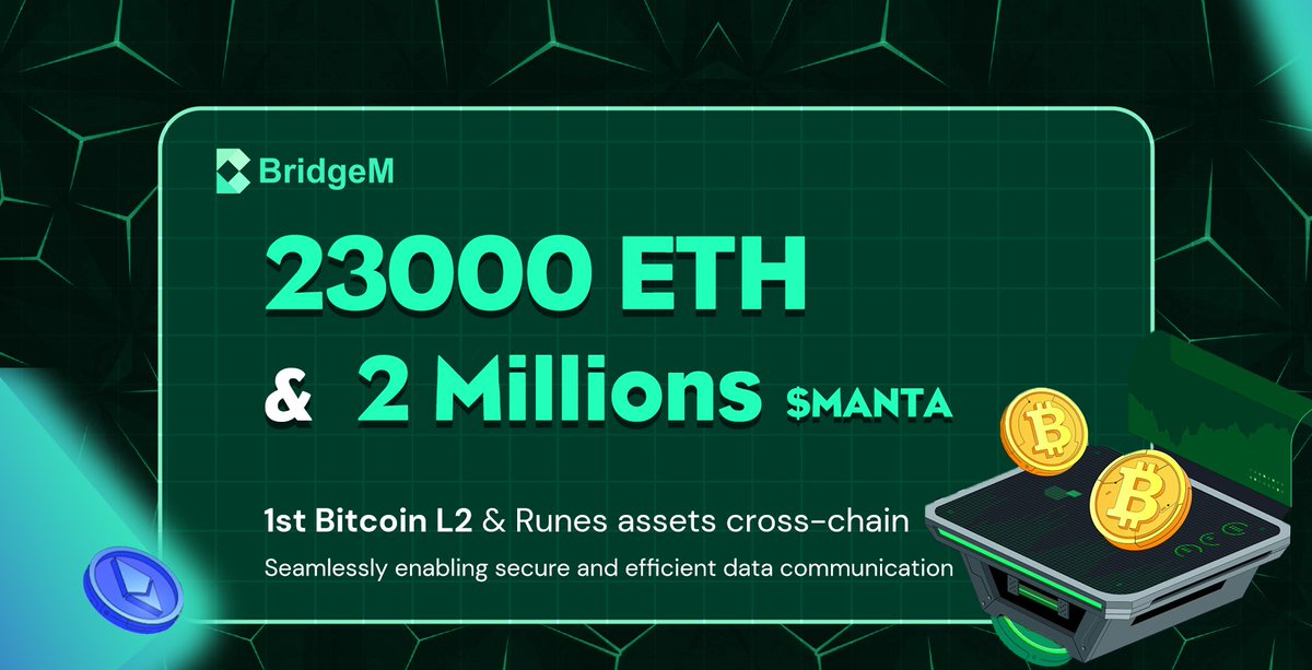 🌊A wave is brewing; if you haven't hopped on board yet, now's the time to join the whirlwind adventure! 

Probably nothing...👀

🎁RT, Like, Comment to win 5x50,000 $BDGM Points.

🍺Join Zealy to win $BDGM points: zealy.io/cw/bridgem/inv…