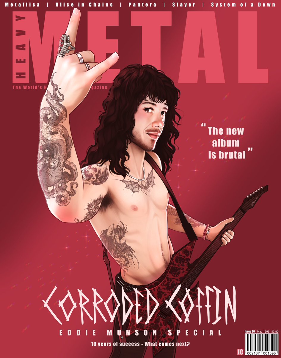 Eddie Munson for Heavy Metal ♥️