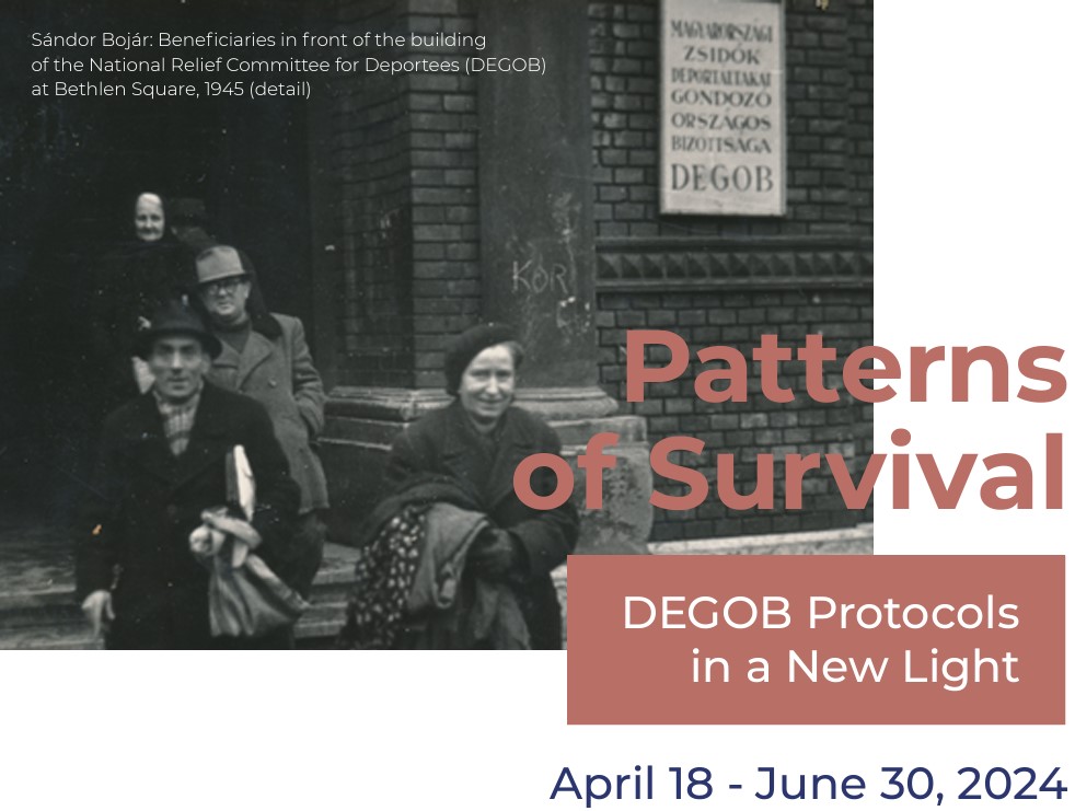 Patterns of Survival-DEGOB Protocols in a New Light: exhibition opening Apr 18 @BpJewMus curated by Barbara Gellén '21 @TuftsUniversity. Artwork by Melinda Sipos '22 @Northeastern #Fulbright commemorating the 80th anniversary of deportations in Hungary. tatk.elte.hu/en/content/pat…