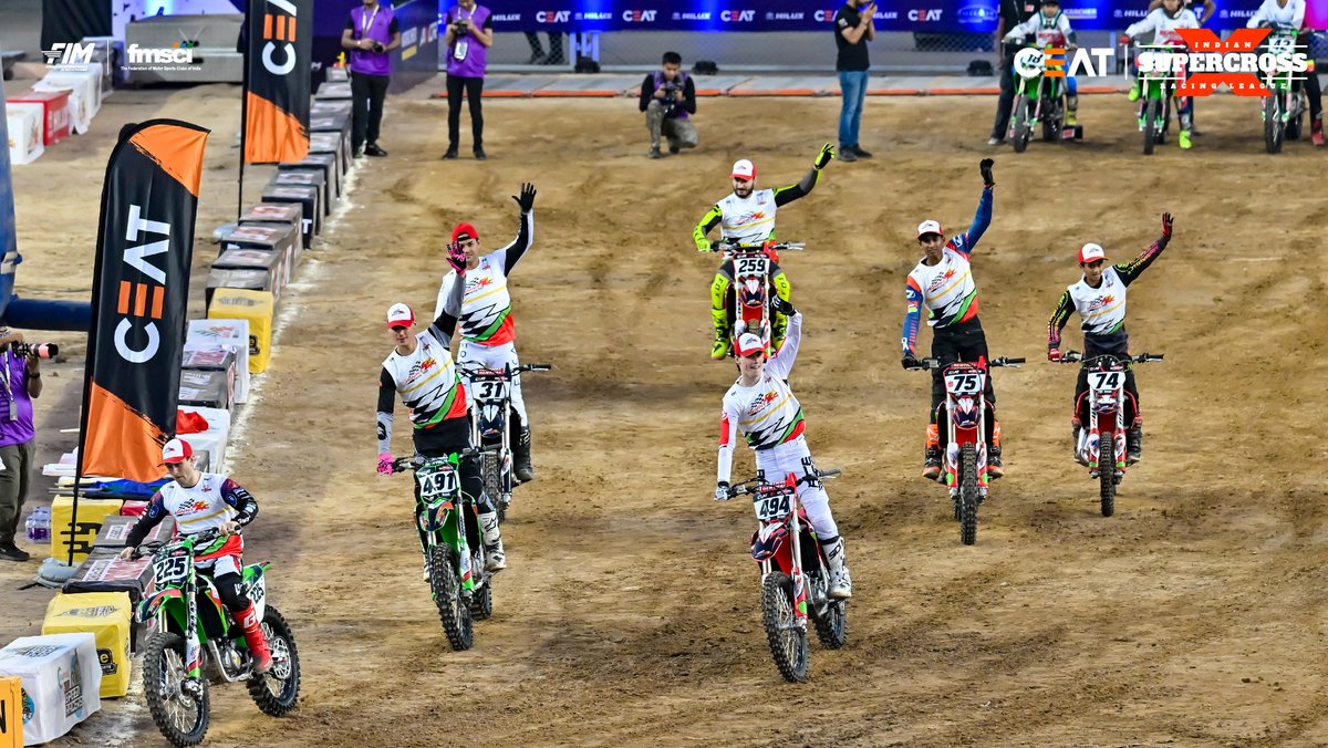 Rider Introductions and Opening Ceremony Round -2 @Ekaarena

#isrl #supercrossindia #supercross #supercrossleague #changethegame #time2race #jointhefamily #flirtwithdirt #ceat #ceatisrl #toyotahilux