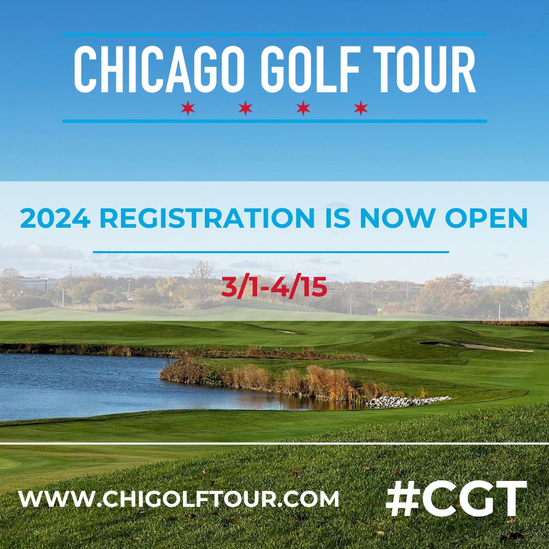 GolfTourChicago's tweet photo. 🚨Registration Ends Tonight🚨

The CGT season &amp; road to championship day starts this weekend. 

Use code Masters &amp; SAVE $50

Register here 👇
https://t.co/nM2qJ9uy3z https://t.co/j8Yj97iFr7