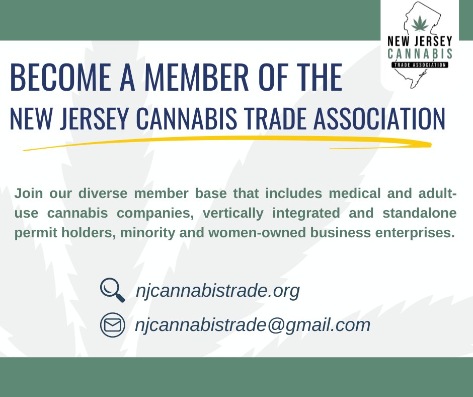 Make a meaningful impact in our state’s cannabis industry! Members of the NJCTA contribute to our collective commitment to policy, advocacy, social equity and justice initiatives. Together, the NJCTA acts as one unified voice before policymakers and the media on important matters