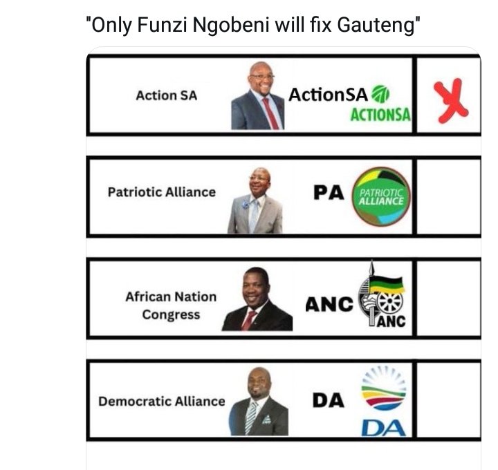 ''Only ActionSA Funzi Ngobeni will fix Gauteng''@29 May 2024
