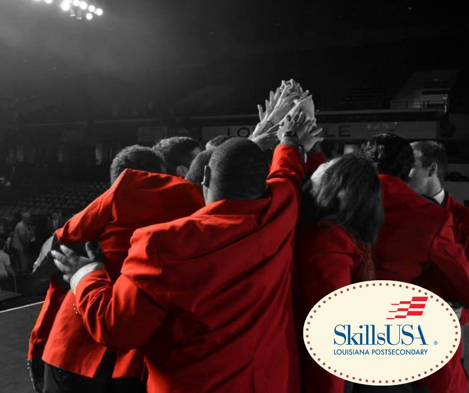 Today the annual @laskillsusa Louisiana Postsecondary Leadership and Skills Conference kicked off in Alexandria. Special thanks to @CLTCC for hosting the event for the third consecutive year! Keep #ChangingLives & #CreatingFutures! #goLCTCS