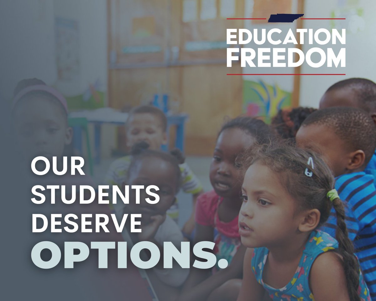 Let's stand up for our students and families by advocating for #EducationFreedom Scholarships. 👨‍👩‍👧‍👦 Every family in Tennessee deserves the opportunity and freedom to choose the best educational path for their children. Take action now to support #TN kids: p2a.co/03Cdvl5?fbclid…