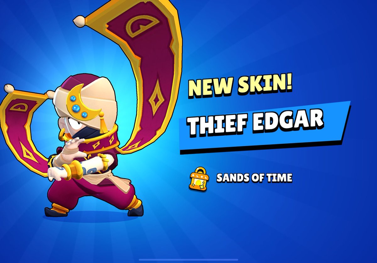 Who hasn't got #ThiefEdgar yet? 
I might have some left for you🥰

#ThiefEdgarGiveaway #BrawlStars