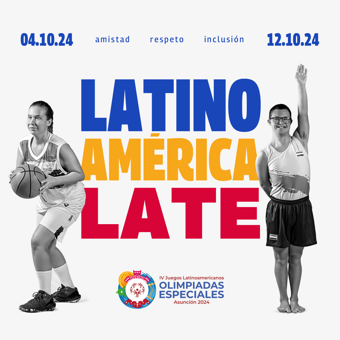 Latinoamérica Late ❤️
¡Se parte de este ritmo de amistad, respeto e inclusión!

Sigue los IV Juegos Latinoamericanos de Olimpiadas Especiales Asunción 2024 en @asu2024oficial 

@OEamericalatina 

#NoPongasBarreras
#EligeIncluir ❤️
#ASU2024 🇵🇾