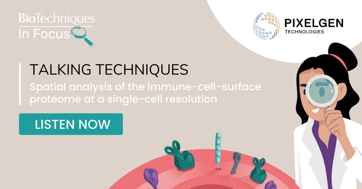 Tune in to the latest episode of Talking Techniques and hear from @PixelgenTech Immunology Application Scientist, Hanna van Ooijen, as she discusses latest developments in spatial proteomics, introducing Molecular Pixelation >>> hubs.ly/Q02qq-wt0