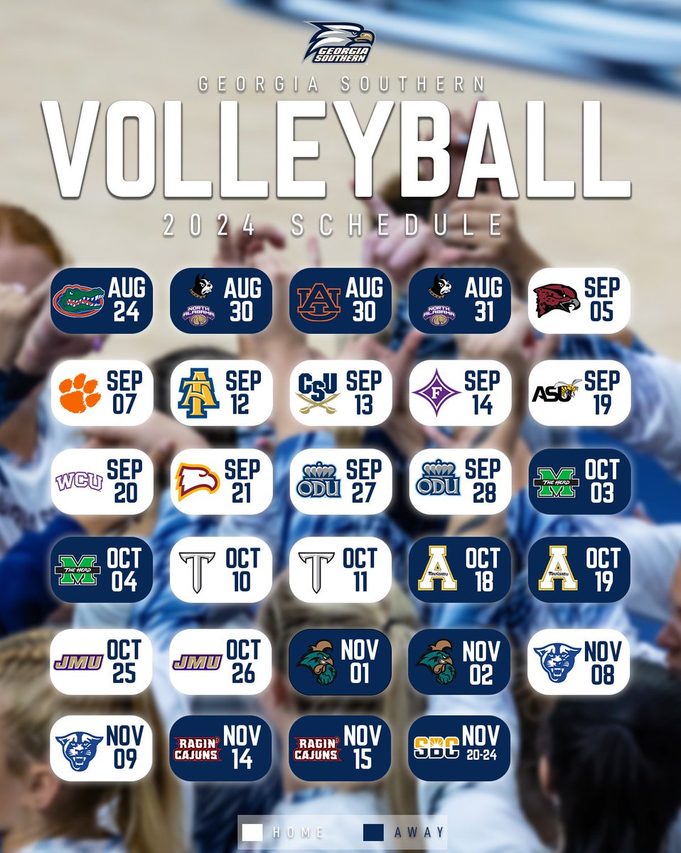 Your favorite volleyball team will be back in a flash. Make sure you mark your calendars. ⚡️

📰bit.ly/3UjutdN

#HailSouthern