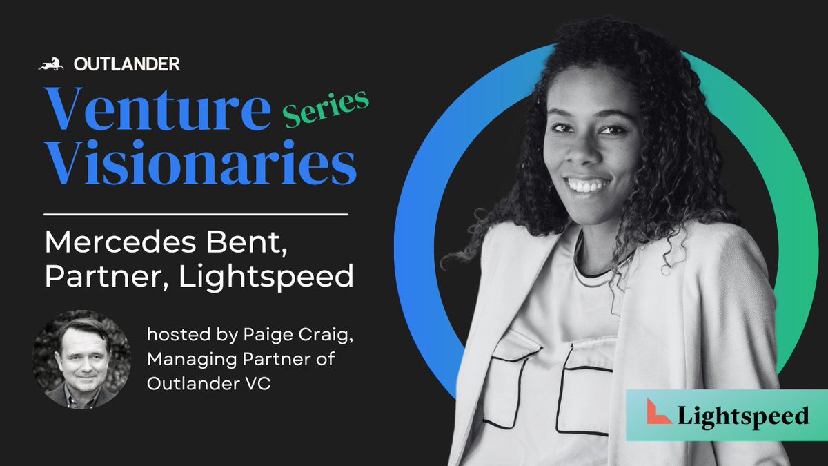 Outlander VC (@outlandervc) on Twitter photo Join us on 5/22 with our next Venture Visionary: <a href="/mercebent/">Mercedes Bent</a> of <a href="/lightspeedvp/">Lightspeed</a>!💡
Mercedes is an investor + operator who lives + breathes startups—recently named one of <a href="/WSJ/">The Wall Street Journal</a>'s "Women to Watch in VC."
Next, she's sharing her expertise with us! RSVP ↘ outlandishspeakerseries.heysummit.com/talks/venture-… Join us on 5/22 with our next Venture Visionary: <a href="/mercebent/">Mercedes Bent</a> of <a href="/lightspeedvp/">Lightspeed</a>!💡
Mercedes is an investor + operator who lives + breathes startups—recently named one of <a href="/WSJ/">The Wall Street Journal</a>'s "Women to Watch in VC."
Next, she's sharing her expertise with us! RSVP ↘ outlandishspeakerseries.heysummit.com/talks/venture-…