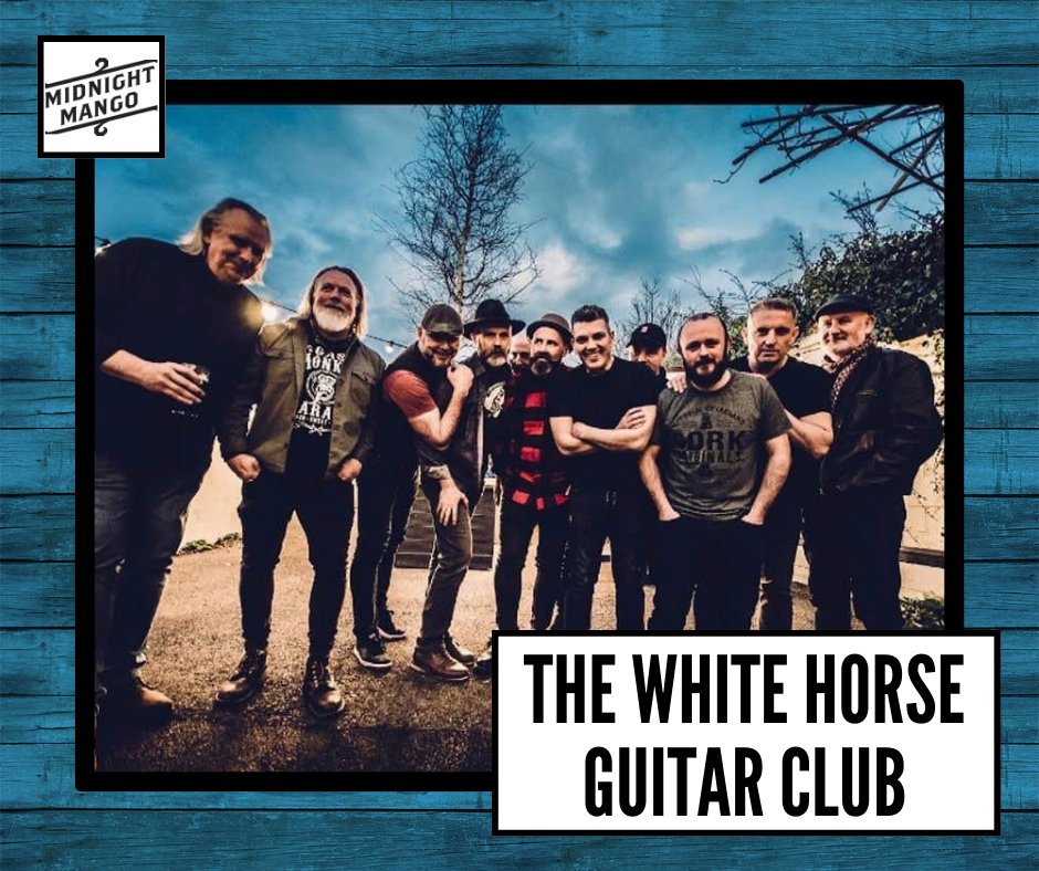 🎉 New Signing: The White Horse Guitar Club! An 11 piece band born in the music venue, Upstairs at The White Horse, County Cork, Ireland. They interpret songs of the Americana/Irish Roots songbook in a truly impactful way. For UK (excluding NI): nick@midnightmango.co.uk