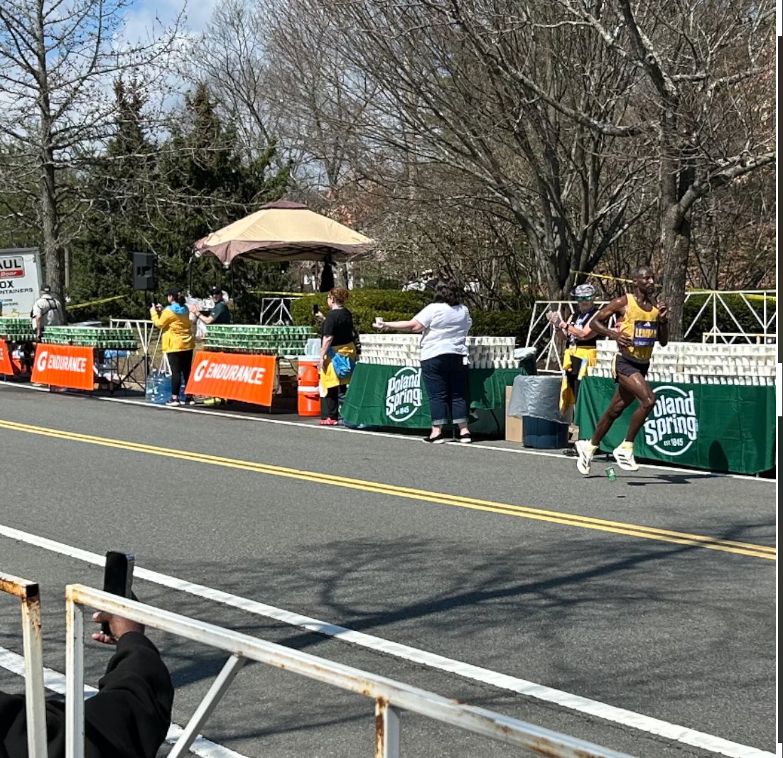 Mayor Ruthanne Fuller (@ruthannefuller) on Twitter photo Congratulations to <a href="/bostonmarathon/">Boston Marathon</a> Men’s Champion Sisay Lemma who carried his lead through Newton to the finish line with a time of 2:06:17 #Boston128 Congratulations to <a href="/bostonmarathon/">Boston Marathon</a> Men’s Champion Sisay Lemma who carried his lead through Newton to the finish line with a time of 2:06:17 #Boston128