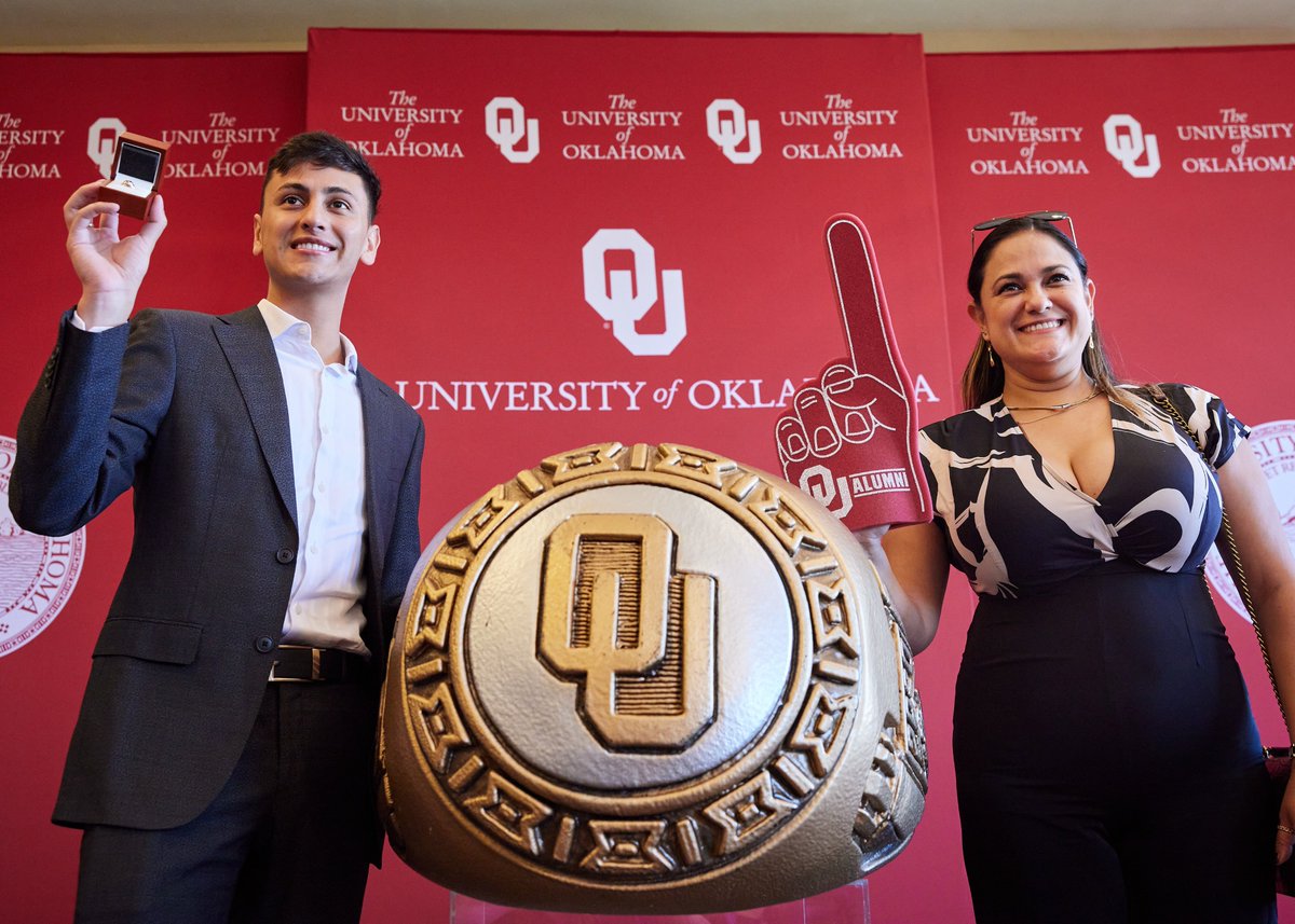 OU_Alumni's tweet photo. Congratulations to all the Sooners who received their OU Ringโsymbolizing dedication, achievement and a lifelong connection to our beloved alma mater. Here's to the memories made and the bright futures ahead! ๐#OUFamily #BoomerSooner #OURing https://t.co/dVvKN2ZpRf