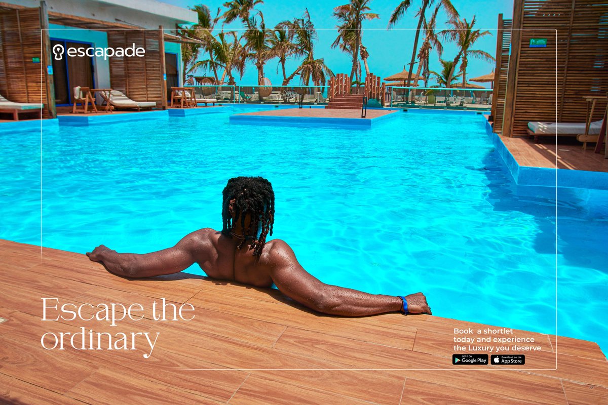 Take a deep breath and let go of the day's stresses. You too, deserve this moment of calm. Book an escapade shortlet today and unwind. Visit buff.ly/4aFYM5m now and trust me, a home away from home experience awaits. #shortlet #shortletinlagos #Escapewithescapade