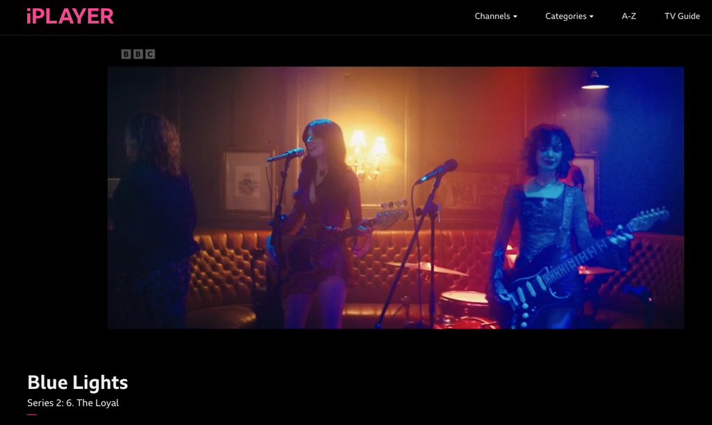 Ahh we make a cameo in Episode 6 of the new season of @BBCBlueLights .’ Check it out on iPlayer now 💙 Big love to all of the cast and crew for being so kind, go watch the whole series, it’s class! Xx