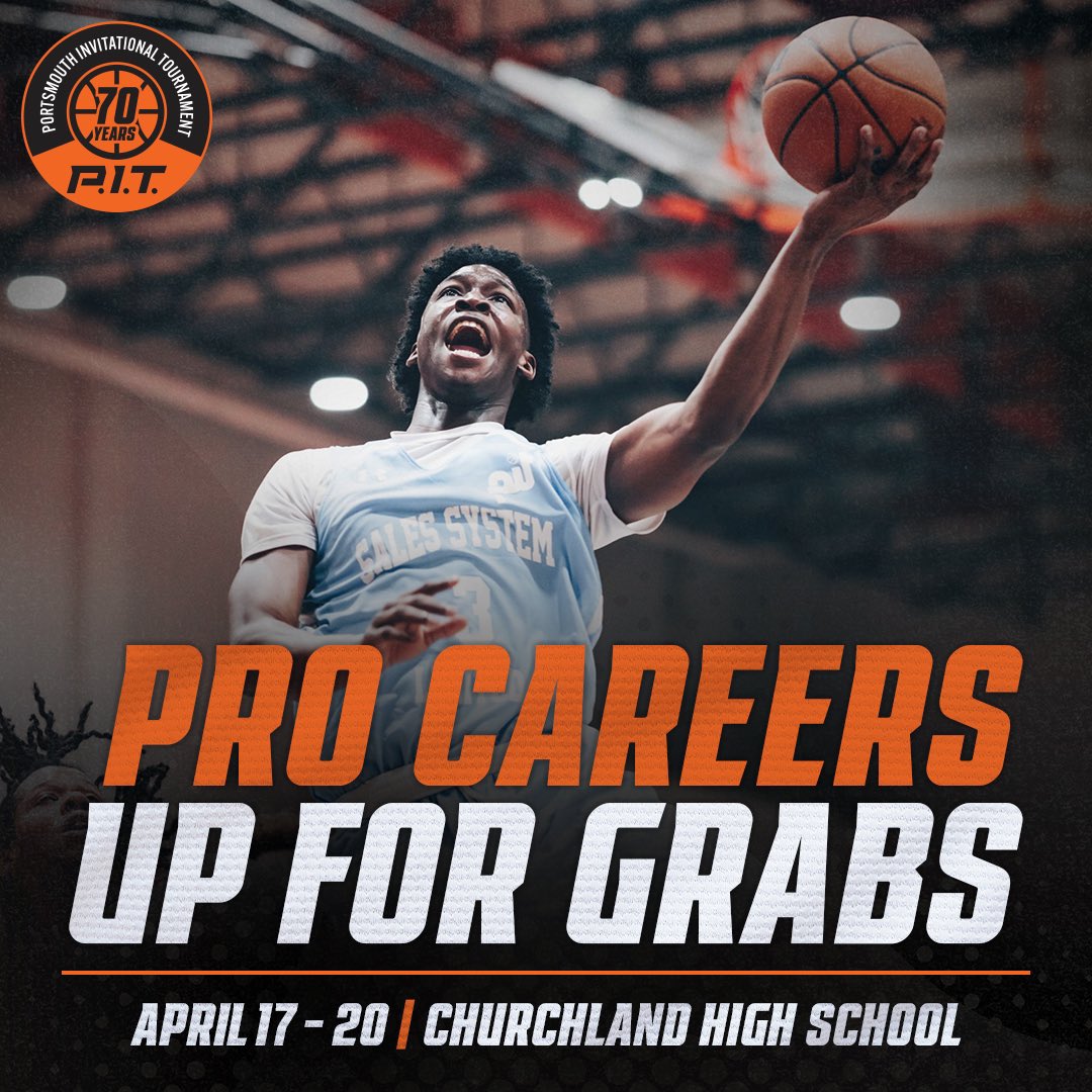Excited to check out the @PIT_Basketball this week. This event is a great opportunity to watch high level basketball in the 757. Get your tickets today! 🏀 April 17-20, 2024 🏀 Churchland High School Tickets: portsmouthinvitational.com/tickets/